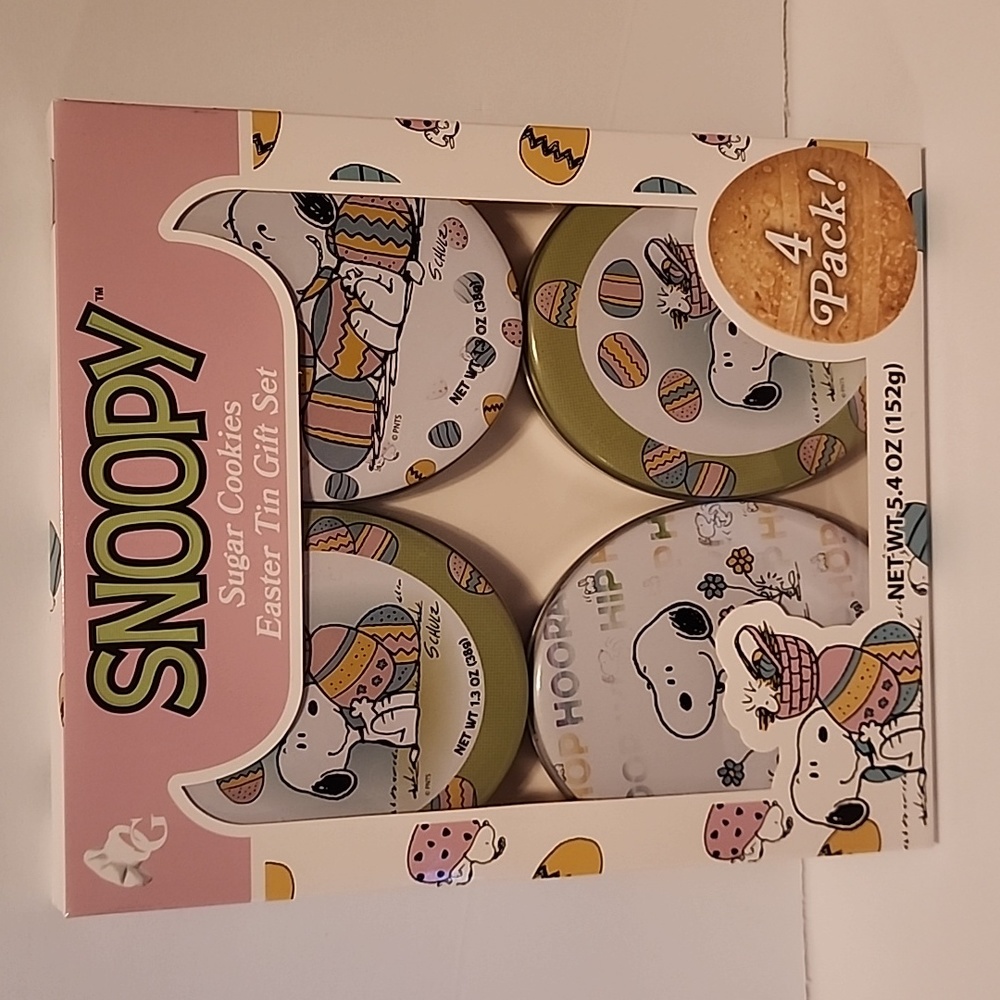 PEANUTS Snoopy Sugar Cookied Easter Tin
